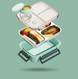 Insulated Stainless Steel Lunch Box – Leak-Proof, Bento Compartments & 304 Steel