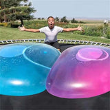 Bubble-Ball für drinnen & draußen – Wasserbefüllbar, bis 122 kg belastbar – Perfekt für Spaß und Fitness!