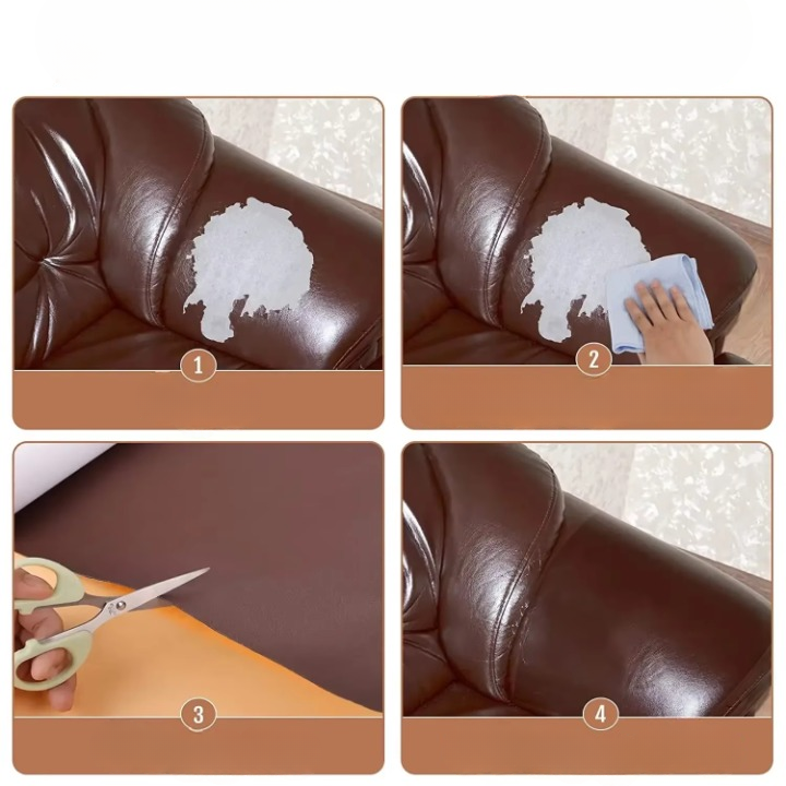 Enhanced Product Title: **Selbstklebender Lederreparatur-Patch – Risse & Kratzer mühelos abdecken, Werkzeugfrei für Möbel, Taschen & Kleidung** 

This optimized title includes relevant keywords and provides more context about the product's use, which can