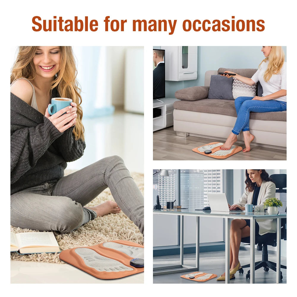 EMS 3D Foot Massager – Wireless, Multiple Intensity Levels & Circulation Boost