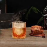 Cocktail Smoker Kit – Whiskey Barrel Design, Solid Wood & Stainless Steel Bowl