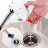 Drain Cleaner Hook Tool – Flexible Stainless Steel, 60cm Reach, Chemical-Free Hair Remover