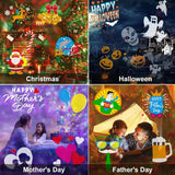 Outdoor Christmas Projector Lights - Festive Holiday Decoration for Yard & Garden
