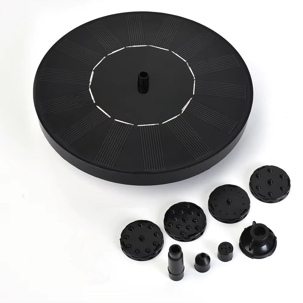 Solar Water Fountain – Self-Starting, 45 cm Spray Height, for Bird Bath & Pond
