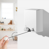 Retractable Wall Clothesline – Space-Saving Auto-Retract, Indoor & Outdoor Use