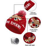 LED Light Up Christmas Hat - Festive Holiday Headwear for Parties & Celebrations