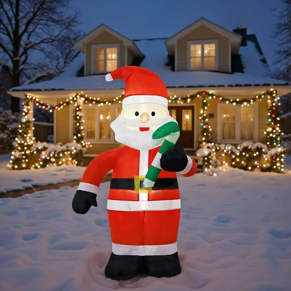 Outdoor Santa Christmas Decorations - Festive Holiday Yard Decor for a Joyful Winter Wonderland
