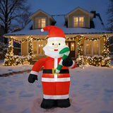 Outdoor Santa Christmas Decorations - Festive Holiday Yard Decor for a Joyful Winter Wonderland