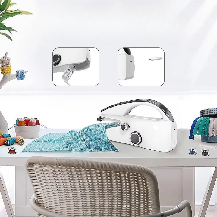 Optimized Product Title:  
"Tragbare Mini-Nähmaschine mit Zubehörset – 2 Geschwindigkeiten, USB-C & Batteriebetrieb – Ideal für Reisen & DIY-Projekte"  

This title includes relevant keywords while emphasizing the product's portability and versatility, ma