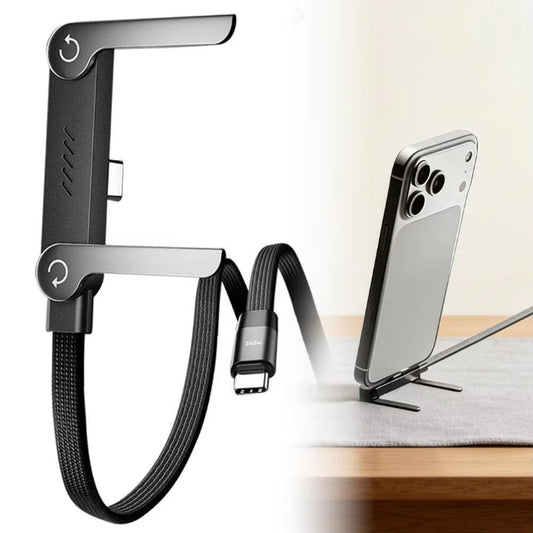 Angled Stand Charging Cable – Flexible Design, Fast Charging & For Smartphones