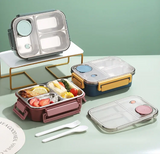 Insulated Stainless Steel Lunch Box – Leak-Proof, Bento Compartments & 304 Steel