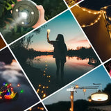 4-in-1 Camping Lantern – 10m RGB String Lights, 2000 mAh Power Bank & IPX4 Waterproof