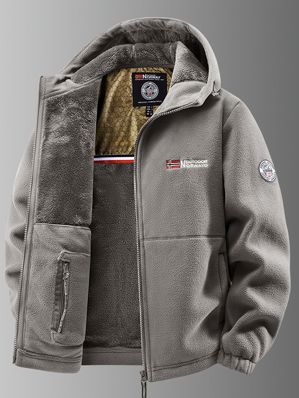 Men's longline coat, view 2