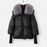 Women's relaxed puffer jacket, view 6