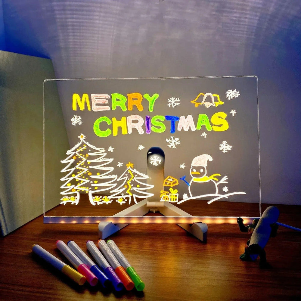 Kids Drawing Light Board – LED Lamp, Creative Learning Toy