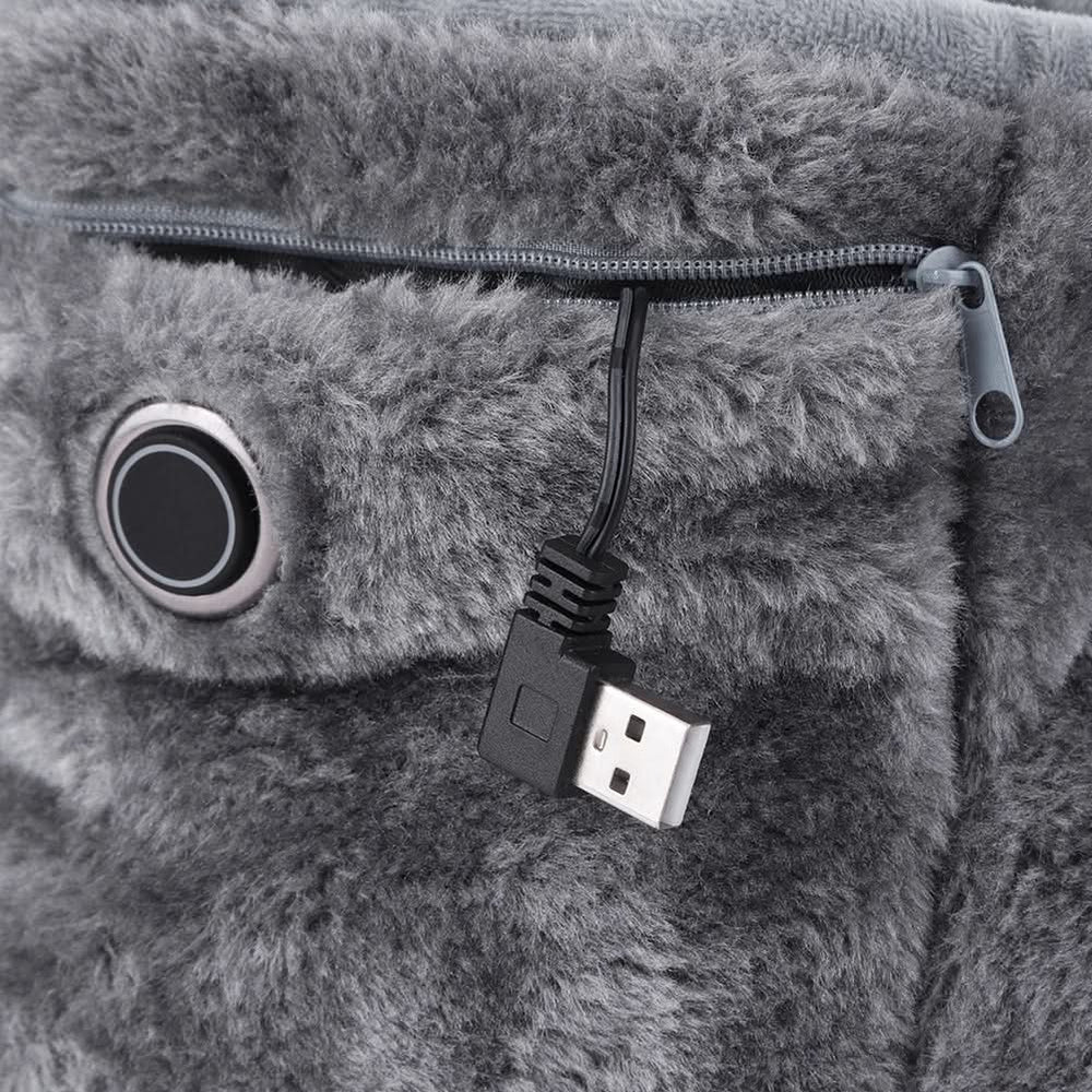 DREAMSTEP USB Heated Slippers - Cozy Winter Foot Warmers for Ultimate Comfort