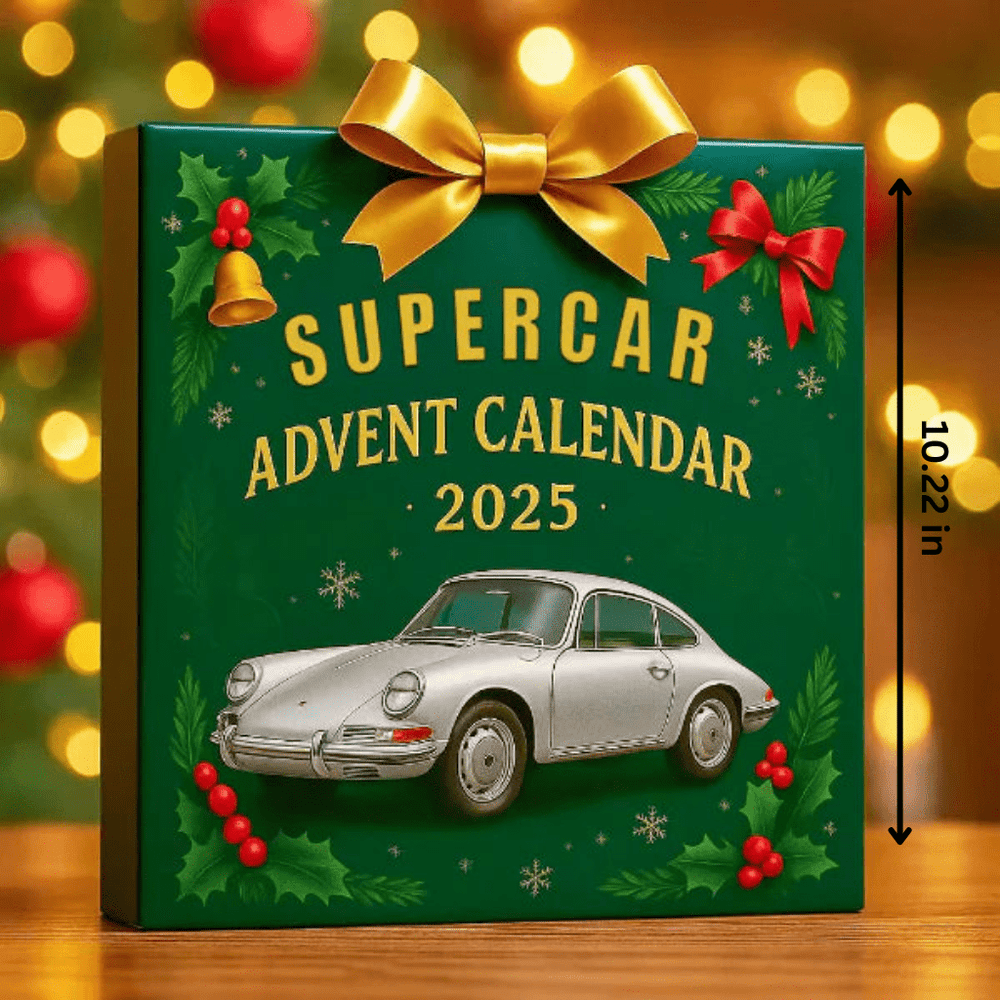 DRIVEVENTURE Limited Edition Supercar Advent Calendar - 24 Precision Miniature Models for Car Enthusiasts