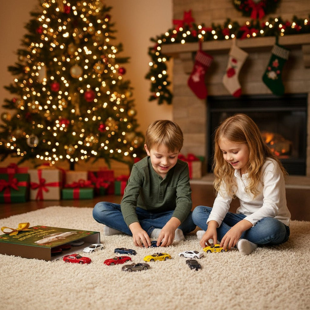 DRIVEVENTURE Limited Edition Supercar Advent Calendar - 24 Precision Miniature Models for Car Enthusiasts