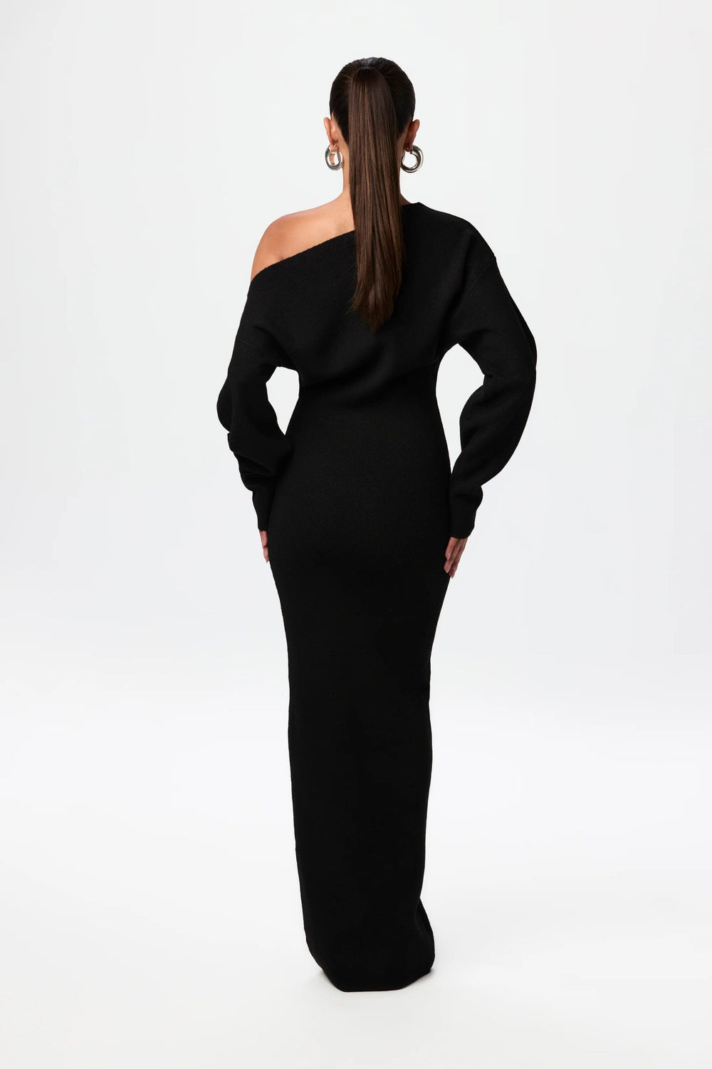 Women's Relaxed Fit Off-Shoulder Knit Dress - Casual Summer Fashion, Comfortable & Stylish