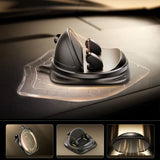 360° Car Phone Holder – Automatic Clamp, Reusable Adhesive Mount & Universal Fit