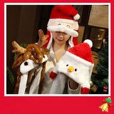Cozy Plush Christmas Hat - Festive Holiday Party Accessory for Adults & Kids