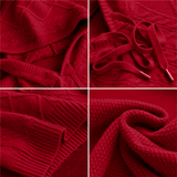 Enhanced Product Title: "FABIOLA™ Jacquard Hooded Pullover - Stylish & Cozy Women's Sweater" 

This title includes relevant keywords for better visibility in Google Shopping while clearly describing the product.