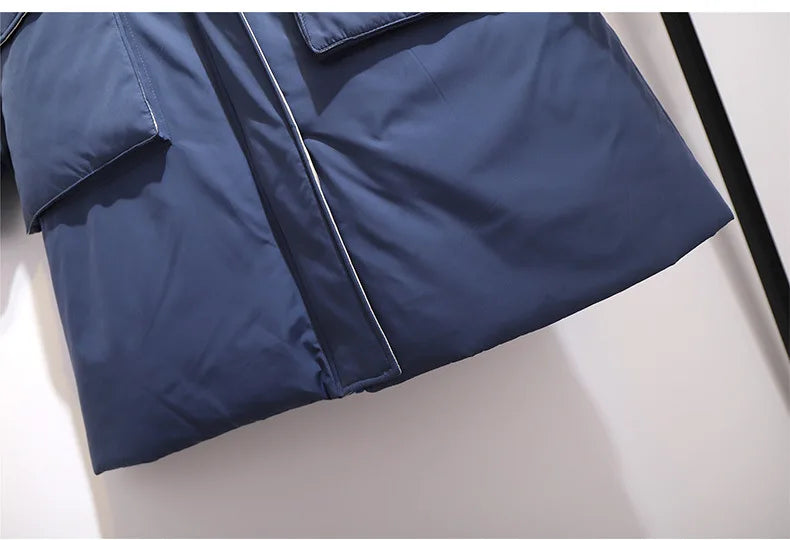 Plus-Size Long Padded Winter Jacket for Women - Warm, Stylish, and Comfortable Outerwear