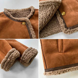 Enhanced Product Title: **Rosalie™ Women's Sheepskin Leather Button Jacket - Stylish & Durable Outerwear** 

This optimized title includes relevant keywords while maintaining clarity and appeal for potential buyers.
