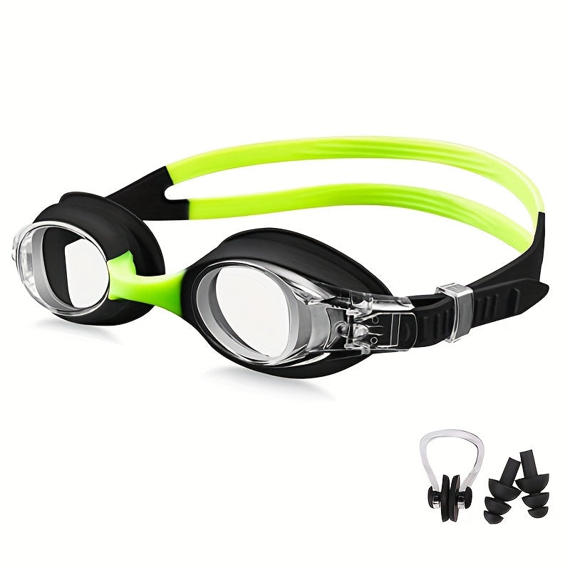 Kids Swim Goggles – Anti-Fog, Leak-Proof Silicone, Adjustable Strap, Ages 3–12
