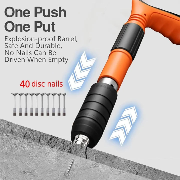 Cordless Nail Gun – 4 Adjustable Power Levels, Under 1kg, With Carrying Case