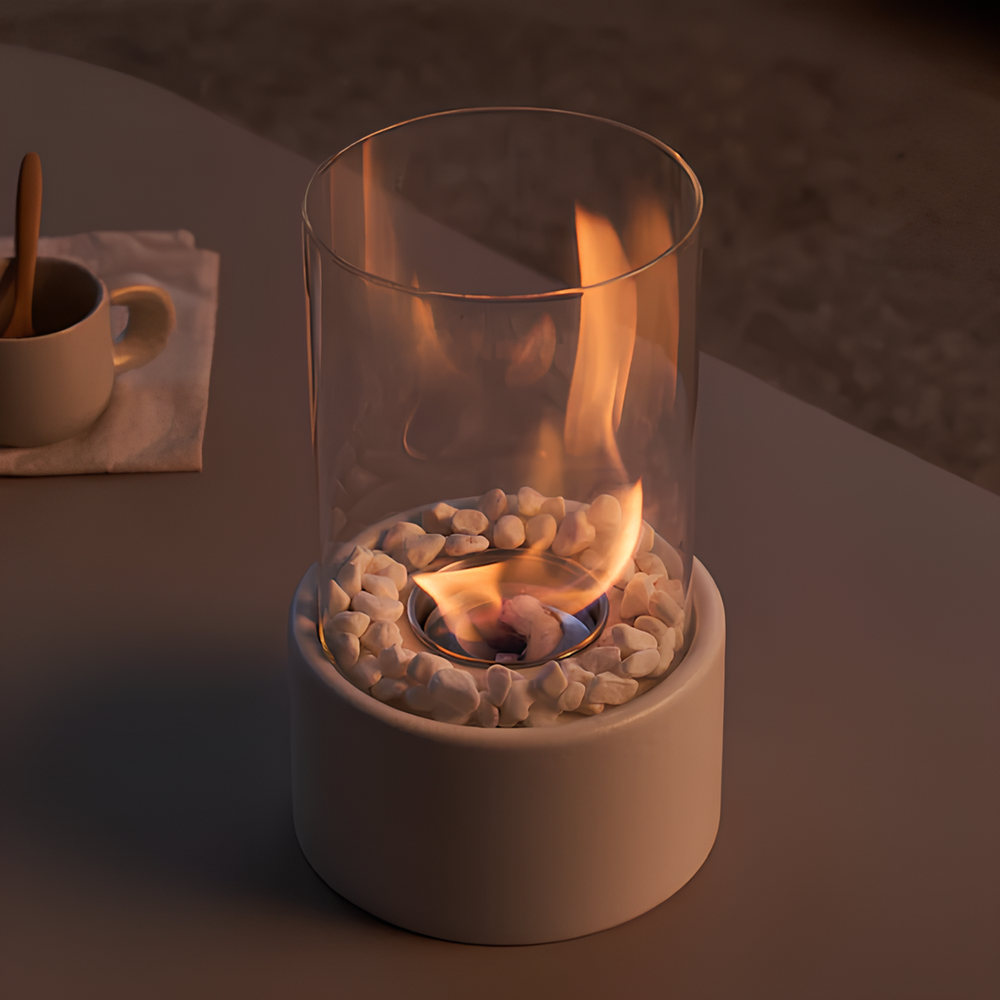 Lumora oil lamp - White