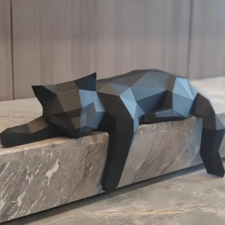 Enhanced Product Title: "Moderne Katzenfigur – Stilvolle Katzenstatue für Zuhause | Dekorative Tierfigur aus hochwertigem Material" 

This title includes relevant keywords and phrases that can improve visibility in Google Shopping searches while clearly d