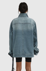 Enhanced Product Title: Bella™ Artistic Denim Jacket - Unique Designer Style for Creative Fashion Lovers

This title includes relevant keywords while maintaining clarity and appeal for potential buyers.