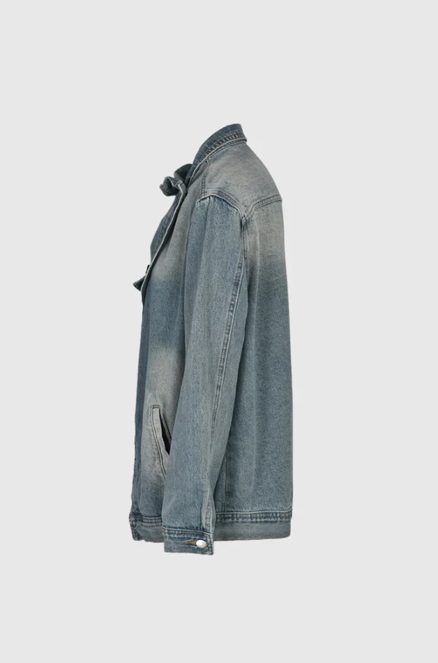 Enhanced Product Title: Bella™ Artistic Denim Jacket - Unique Designer Style for Creative Fashion Lovers

This title includes relevant keywords while maintaining clarity and appeal for potential buyers.