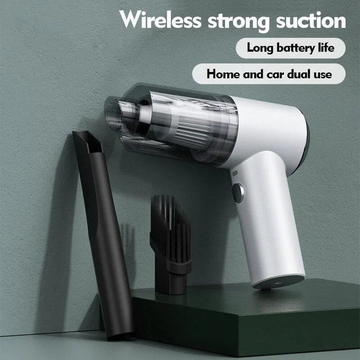 Optimized Product Title: **Kabelloser Mini-Staubsauger – Tragbarer Handstaubsauger für mühelose Reinigung überall** 

This title includes relevant keywords while emphasizing portability and ease of use, making it more appealing for Google Shopping searche