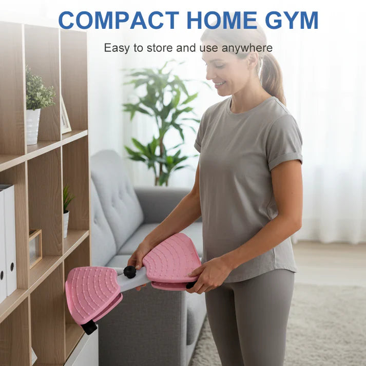 Twist Stepper with Resistance Bands – Full-Body Workout, 120kg Steel Frame & Compact