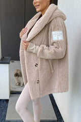 Sabrina Women's Plush Hooded Jacket - Cozy & Stylish Outerwear for Cold Weather