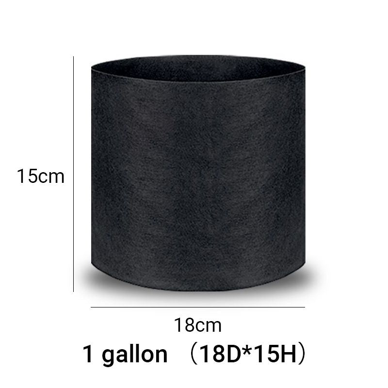Felt Grow Bags – Breathable Fabric, Drainage & 4-26L with Handles