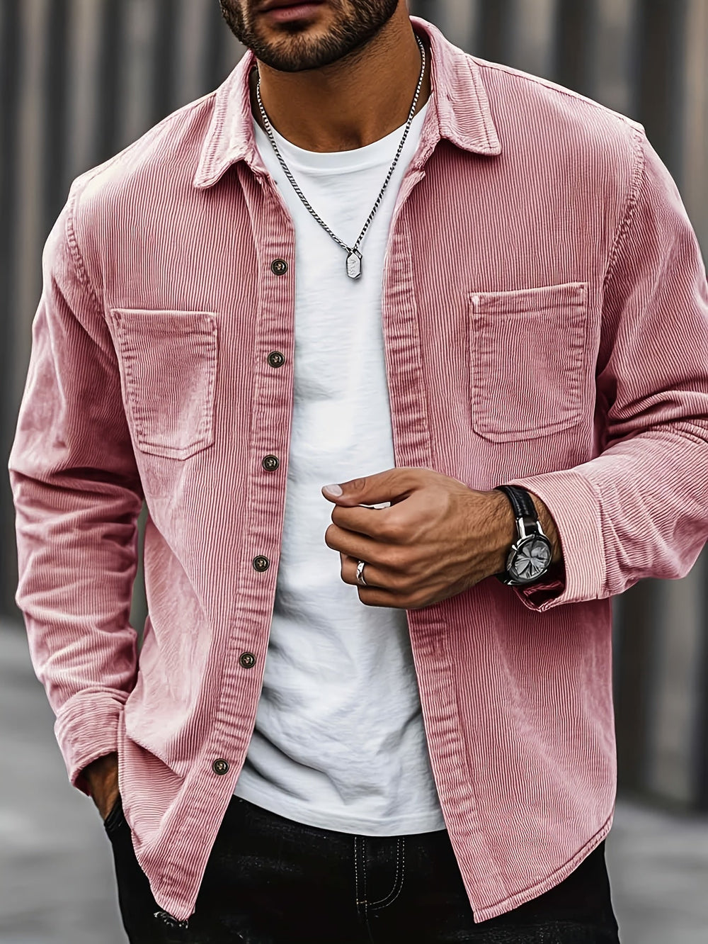 Johan™ Men's Corduroy Shirt Jacket - Stylish & Versatile Outerwear for Every Season