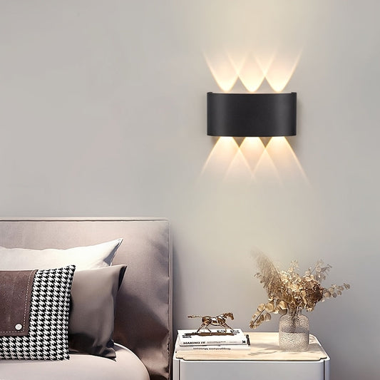 Dual Beam LED Wall Light – Modern Design, IP55 Waterproof &amp; Indoor-Outdoor Use
