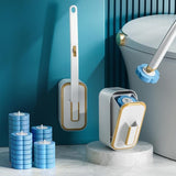 Disposable Toilet Brush – Wall-Mounted, Antibacterial Heads & 3 Scents