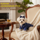 Pet Pajamas – Satin-Finish Acrylic, Snap Buttons & Sizes XS–XL for Dogs & Cats
