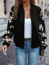 Thea™ Floral Print Jacket - Trendy Women's Outerwear for Stylish Spring & Summer Looks