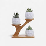 Optimized Product Title: "3-Stufiger Bambus Pflanzenständer – Baumförmiges Pflanzenregal für Zimmerpflanzen & Dekoration" 

This enhanced title includes relevant keywords for better visibility on Google Shopping while maintaining clarity and appeal.