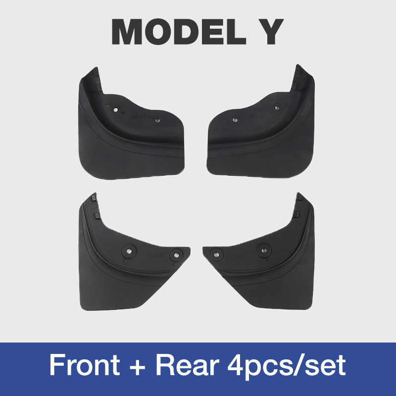Car Fender Mud Flaps – TPE Material, Black & Tesla Model 3/Y Compatible