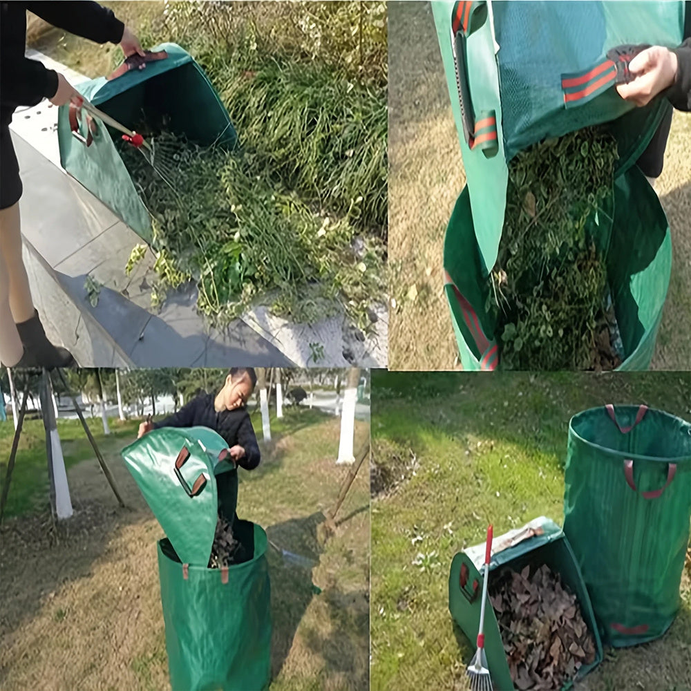 Foldable Garden Waste Bag – 100L, Tear-Resistant Woven Polypropylene & Reusable