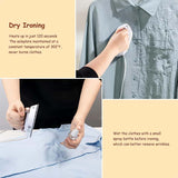 Mini Travel Iron – Ceramic Diamond Soleplate, Dual Voltage & 2-Min Heat-Up