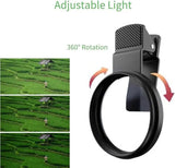 52mm Phone CPL Polarizing Filter – Universal Clip, Glass & Aluminum, Reflection-Free Photos