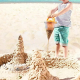 Kids' Conical Sand Castle Mold – Foldable Design, Ergonomic Handle & Non-Toxic Plastic