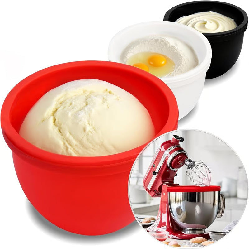 Silicone Mixing Bowl Liner for KitchenAid – 4.5-5 Qt, Non-Stick & Lid